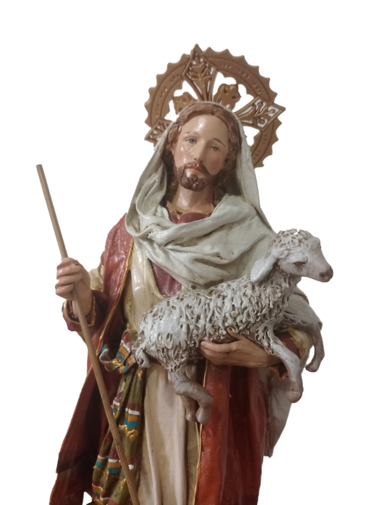 Good Shepherd - Jesus Christ - Handcrafted figurine - kmnk deco