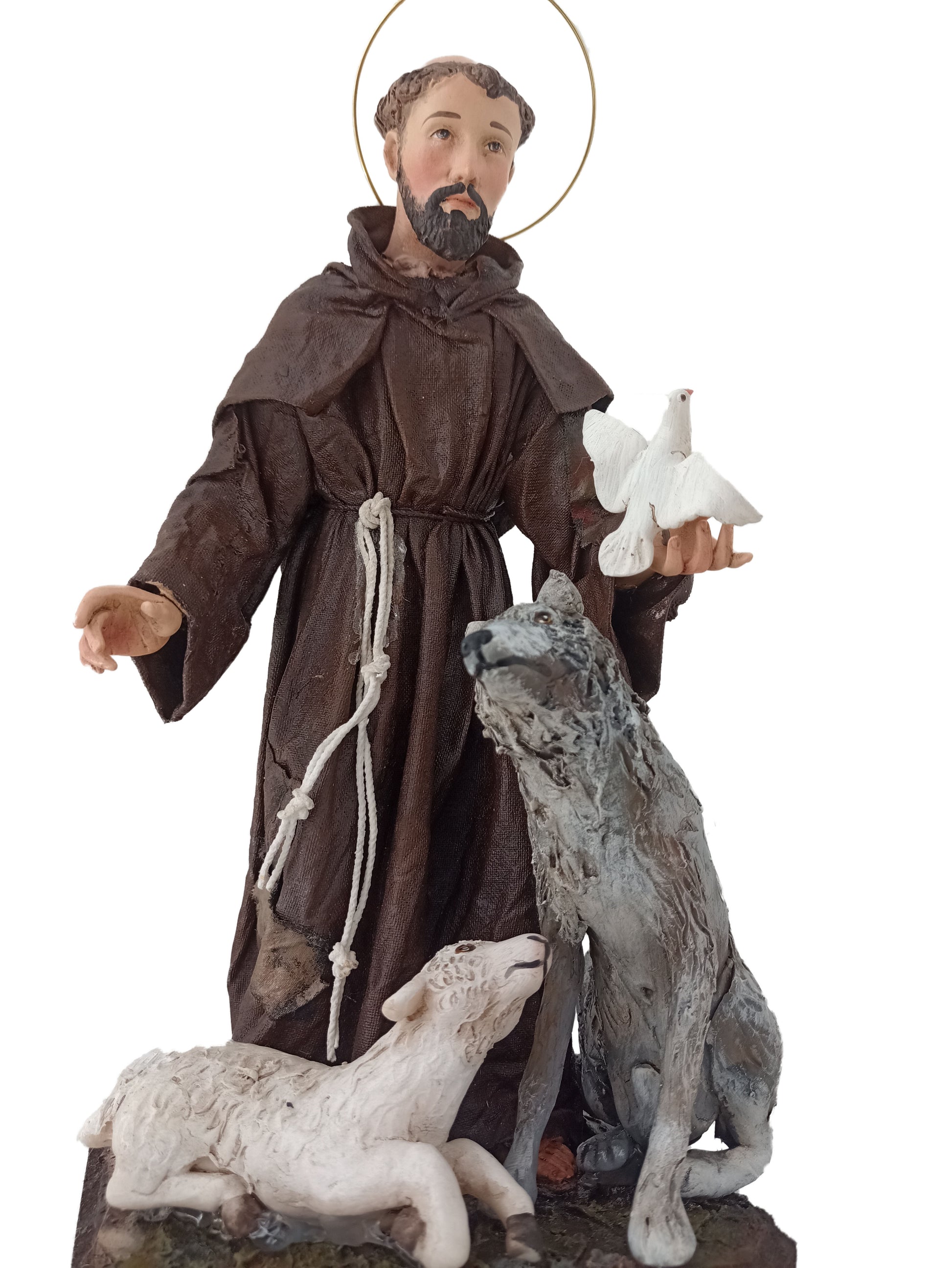 Saint Francis of Assisi house decor - Handcrafted - kmnkdeco