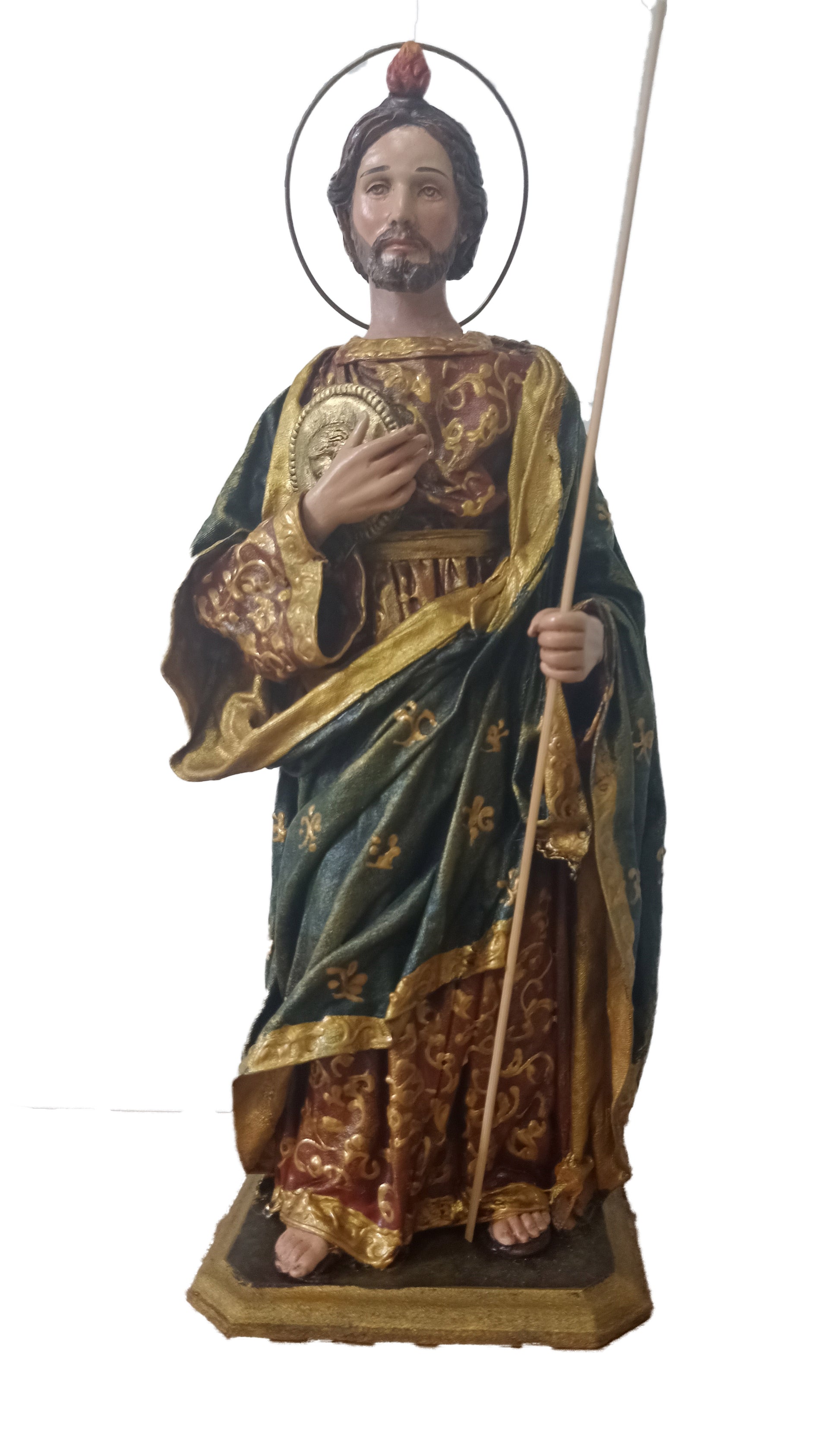 Saint Jude Thaddeus Statue - Handmade 13 Inches - catholic saint - kmnk deco