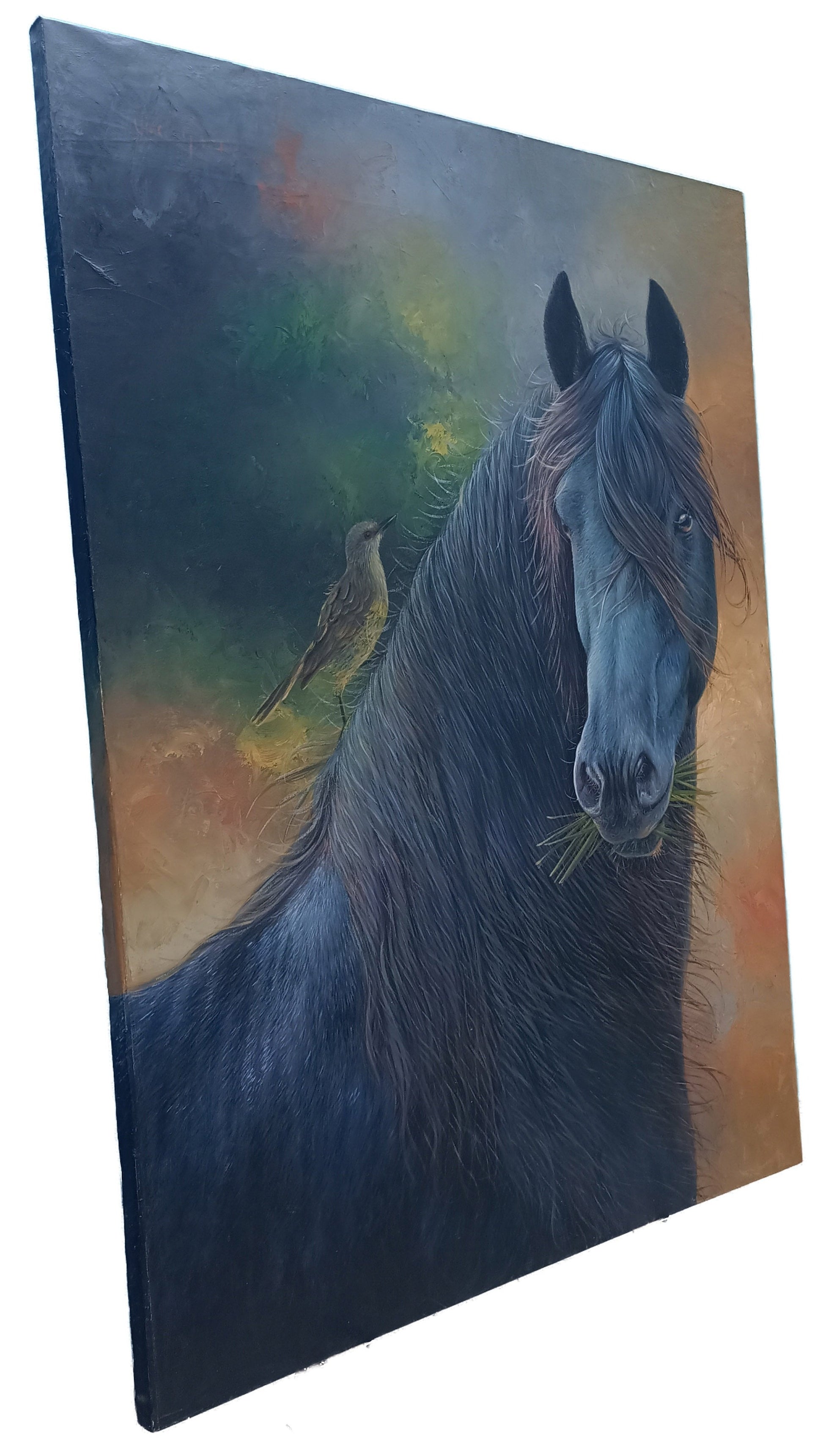 Black Horse - Twilight - Canvas - kmnk deco 