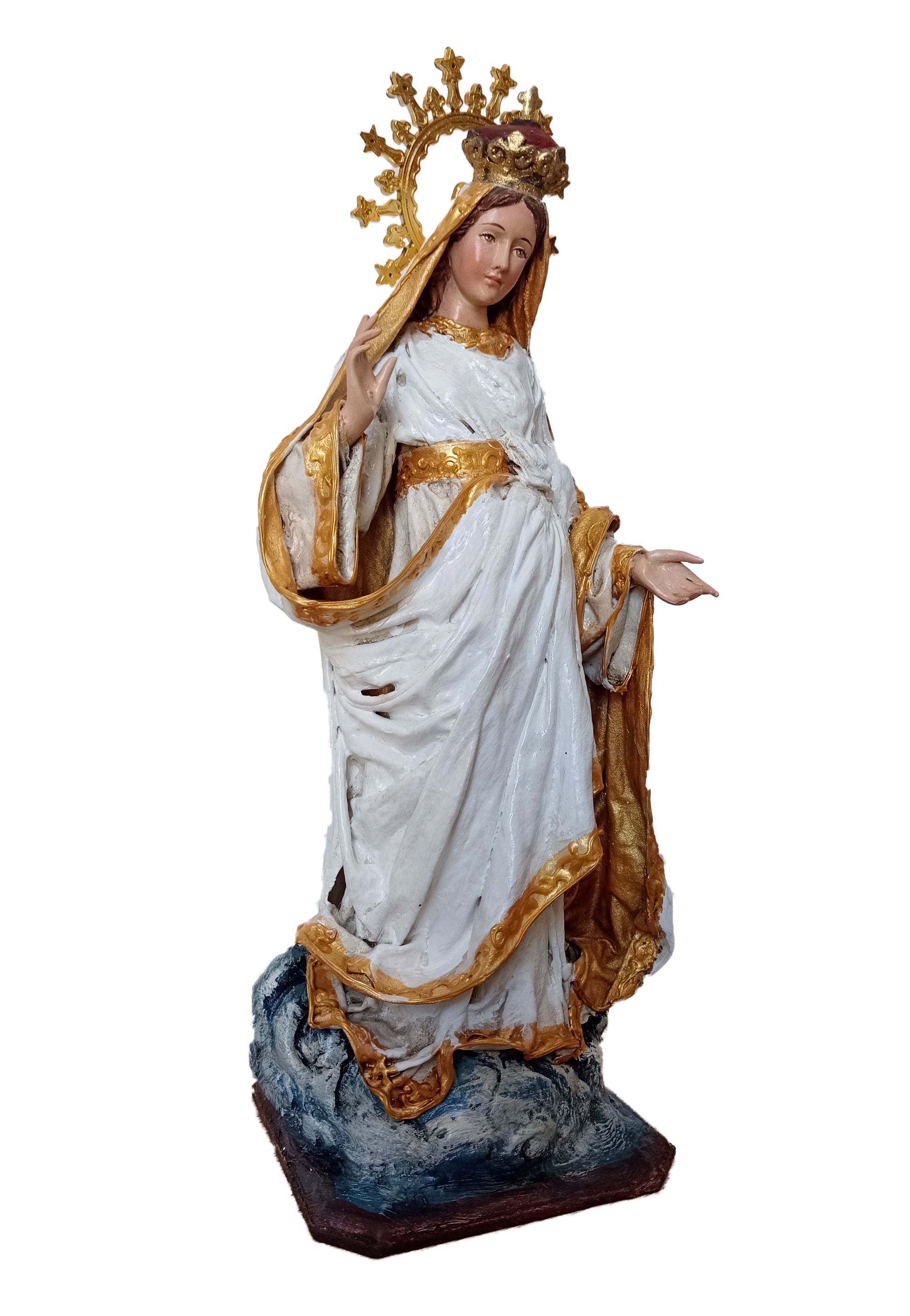 Virgin Mary - Handmade - catholic art - kmnk deco