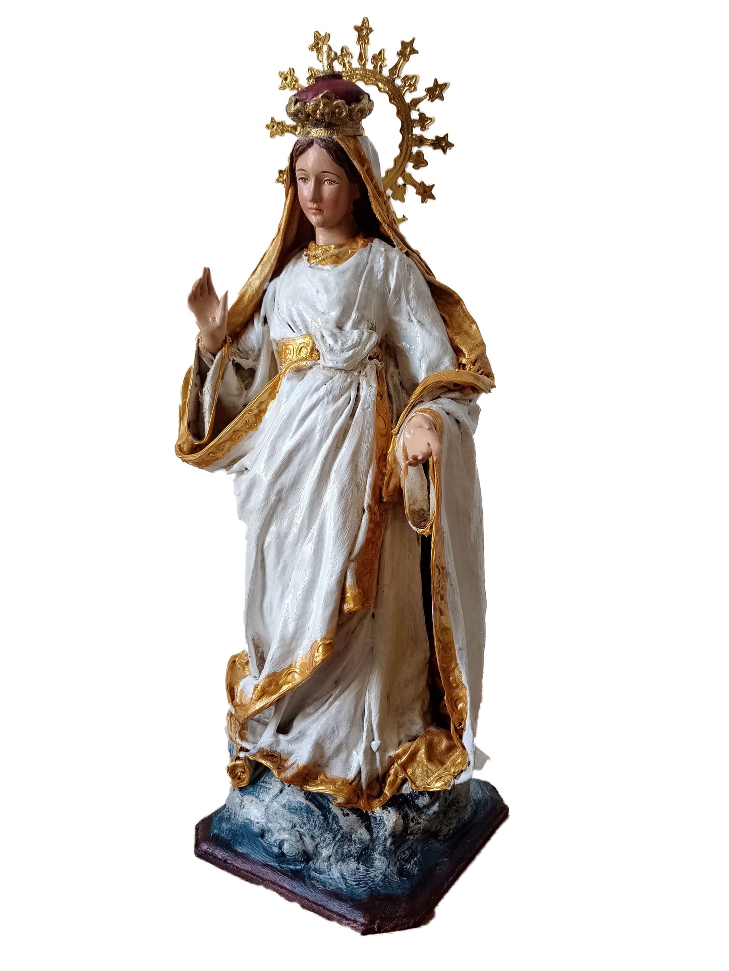 lady Mary Virgin - handcrafted - catholic art - kmnk deco