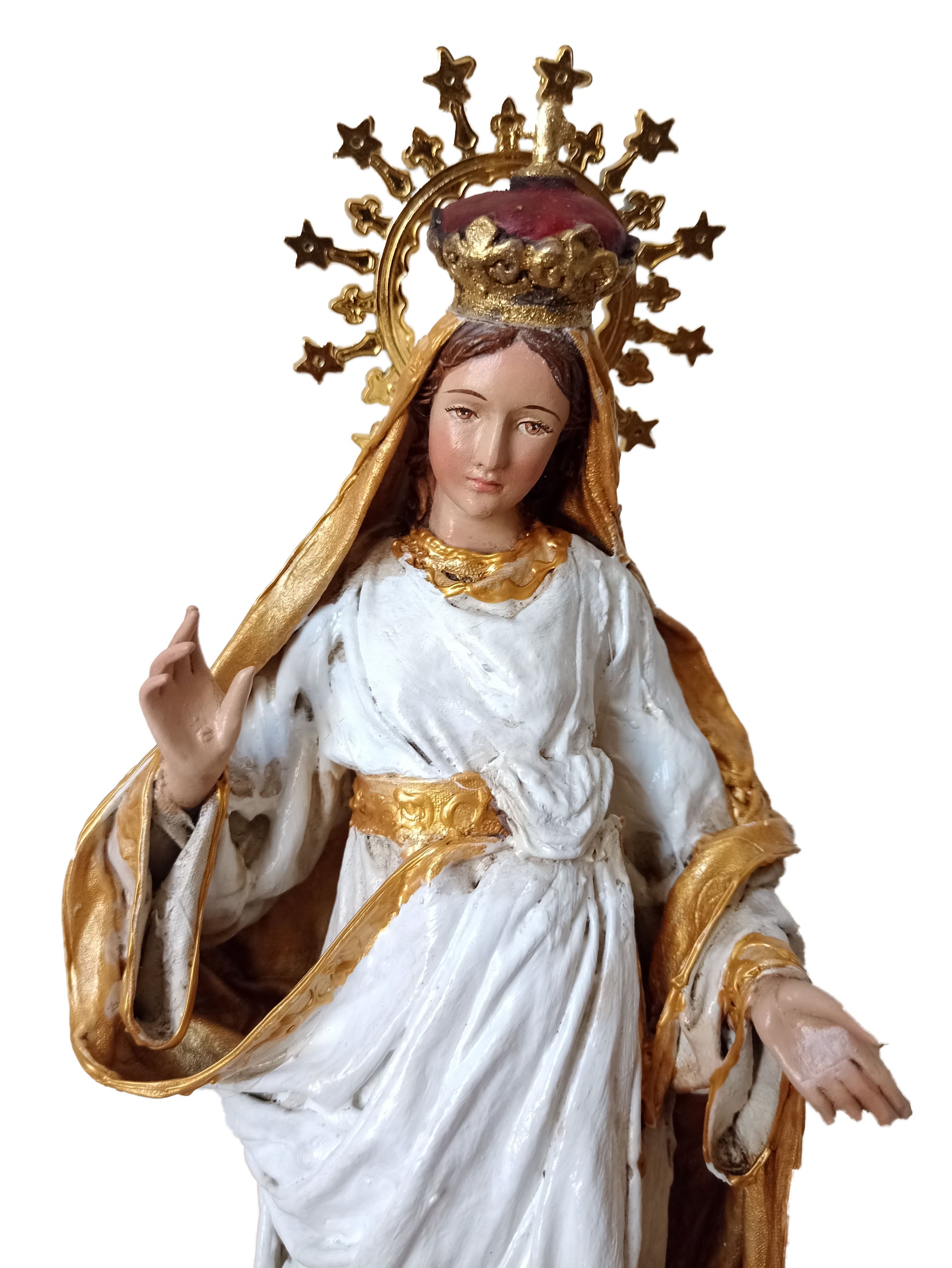 Mary statue - hand painted - catholic gift - kmnk deco