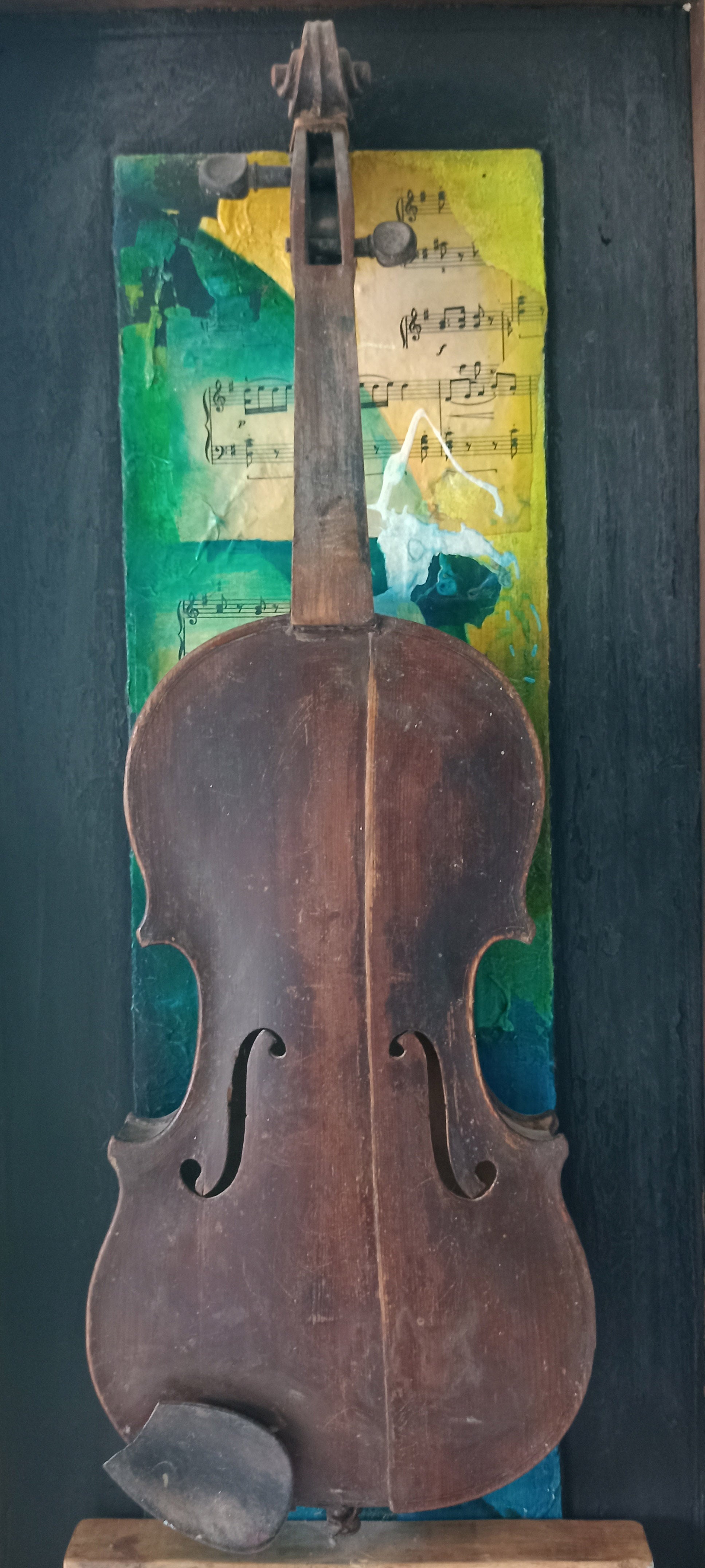 Old Melody -  Violin - Painting - KMNK Deco 