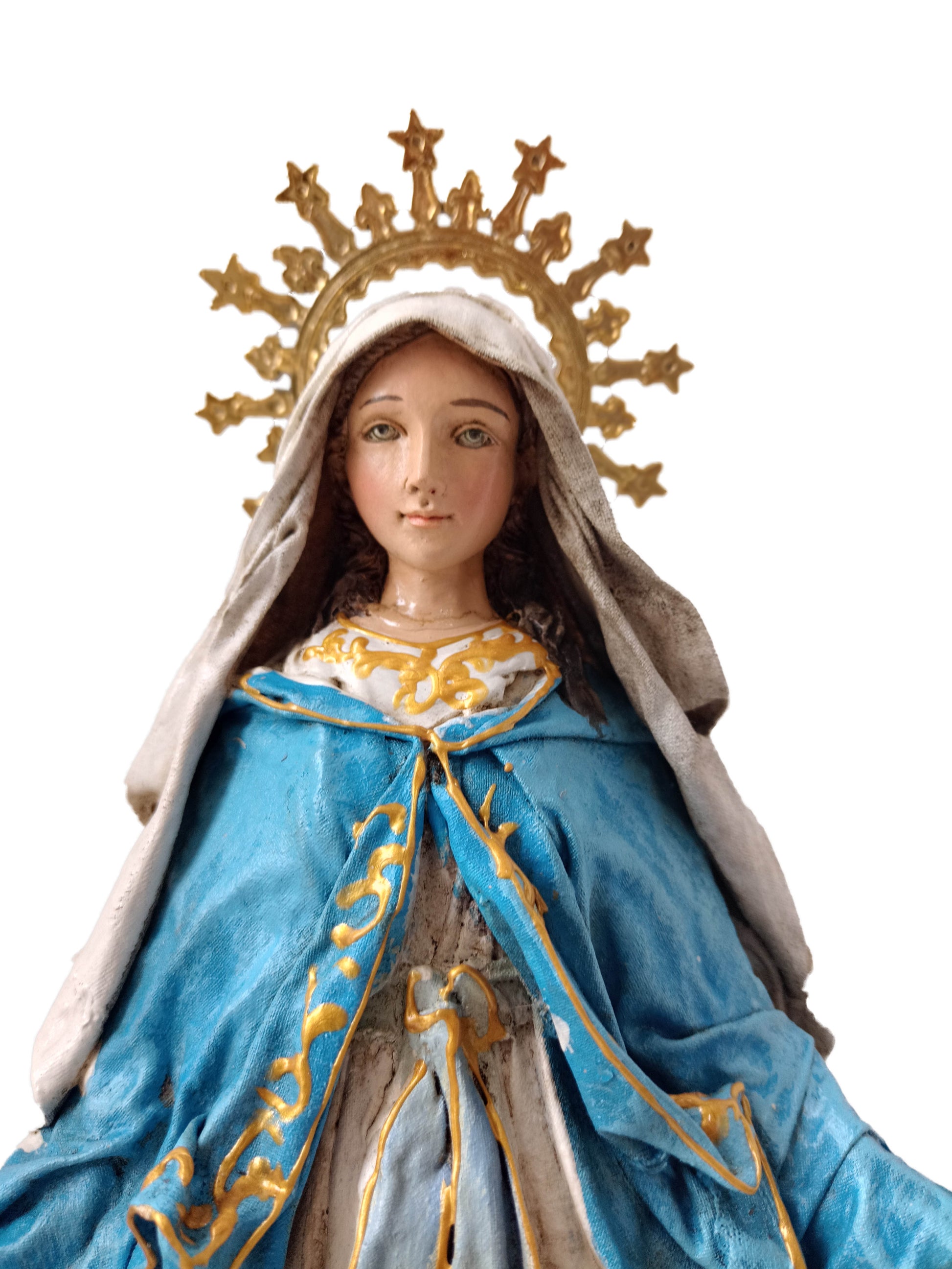 Our Lady of Miracles Handmade statue - catholic community services - kmnk deco